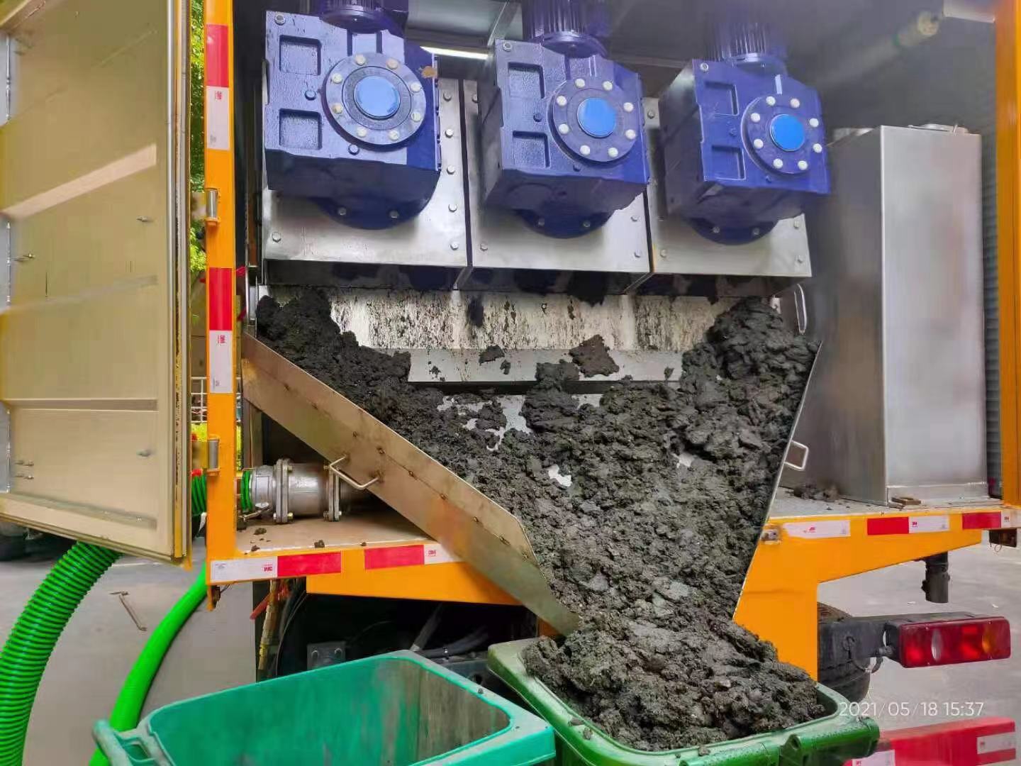 梁山化粪池清掏城市维护站-泥浆净化干湿分离处理